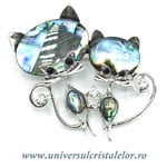 Brosa pandantiv pisica