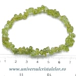 Bratara peridot chipsuri