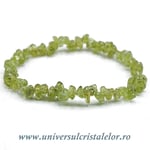 Bratara peridot chipsuri