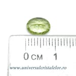 Peridot fatetat oval