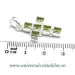 Pandantiv peridot cruciulita