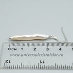 Cercei perle albe argint m3