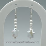 Cercei perle albe argint m4