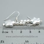 Cercei perle albe argint m4