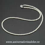 Set perle bratara , colier si cutie - 3mm