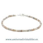 Bratara piatra lunii cub fatetat - 2,7 mm