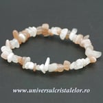 Bratara piatra lunii multicolora chipsuri