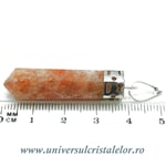 Pandantiv piatra soarelui varf slefuit