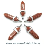 Pandantiv piatra soarelui dublu varf