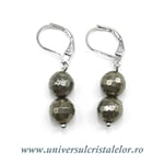 Cercei pirita rotund-8mm m02