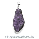 Pandantiv purpurit unicat m01