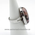 Inel rodonit oval reglabil m5