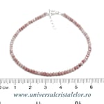 Bratara rodonit rotund fatetat - 2,3 mm