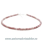 Bratara rodonit rotund fatetat - 2,3 mm