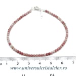 Bratara rodonit rotund fatetat - 2,6 mm