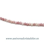 Colier rodonit rotund fatetat - 2,3mm