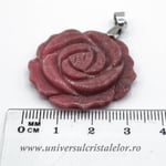 Pandantiv rodonit floare