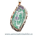 Pandantiv rubin in fucsit