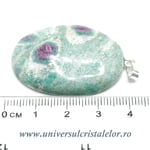 Pandantiv rubin in fucsit