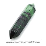 Bagheta dublu varf rubin in zoisit