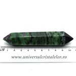 Bagheta dublu varf rubin in zoisit