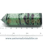 Rubin in zoisit varf cu baza 7 chakre