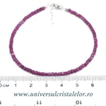 Bratara rubin cub fatetat - 2,5mm