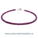 Bratara rubin cub fatetat - 2,5mm