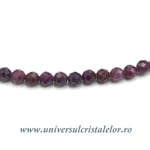 Colier rubin rotund fatetat - 3,8mm