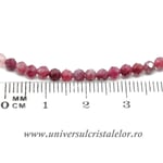 Colier rubin rotund fatetat - 3.4 mm