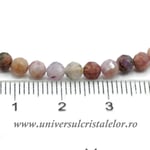 Bratara safir multicolor rotund fatetat 4,1 mm