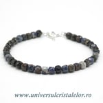 Bratara safir cub fatetat - 4,7 mm