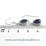 Cercei safir lacrima fatetat