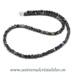 Colier safir cub fatetat - 4,7mm