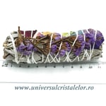 Salvie alba cu petale trandafiri 7 chakre