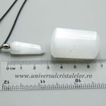 Set selenit ( pandantiv plus piatra rulata ) m6