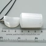 Set selenit ( pandantiv plus piatra rulata ) m3