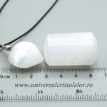 Set selenit ( pandantiv plus piatra rulata ) m5