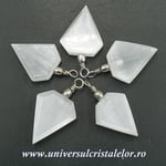 Pandantiv selenit sageata