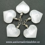 Pandantiv selenit inima