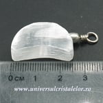 Pandantiv selenit semiluna