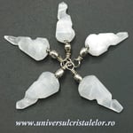 Pandantiv selenit spirala