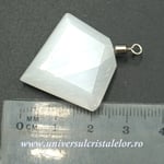 Pandantiv selenit romb