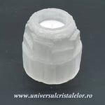 Suport lumanare selenit