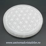 Selenit suport floarea vietii 15 cm