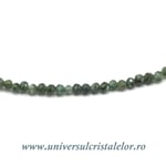 Colier serafinit rotund fatetat - 2,4mm