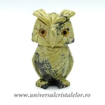 Figurina serpentin bufnita c2