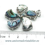 Pandantiv scoica paua floare