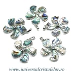 Pandantiv scoica paua floare