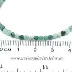 Bratara smarald rotund fatetat - 3,2 mm